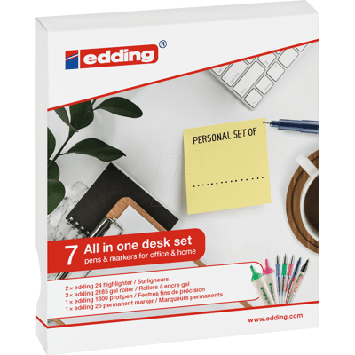 EDDING SET 01 - Juego personal para el escritorio EDDING SET 01 - Juego personal para el escritorio