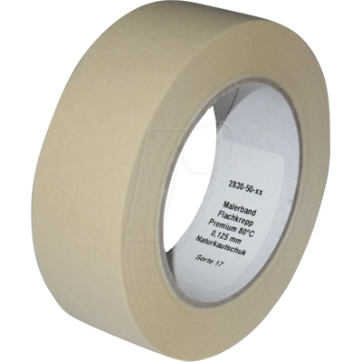 PRIOTEC PUB WS5019 - Cinta de crepé, 19 mm x 50 m, beige PRIOTEC PUB WS5019 - Cinta de crepé, 19 mm x 50 m, beige