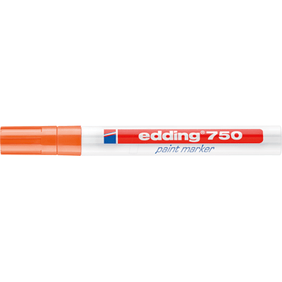 EDDING 750OR - Marcador de pintura, 2,0 - 4,0 mm, naranja EDDING 750OR - Marcador de pintura, 2,0 - 4,0 mm, naranja