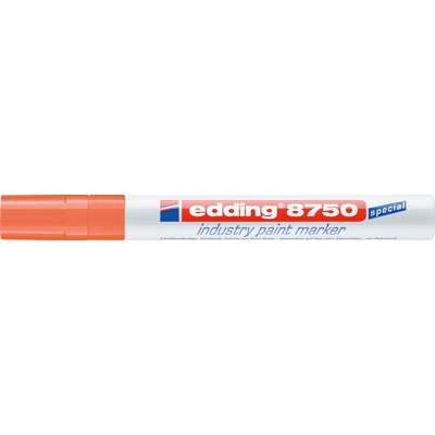 EDDING 8750OR - Marcador de pintura industrial, 2,0-4,0 mm, naranja EDDING 8750OR - Marcador de pintura industrial, 2,0-4,0 mm, naranja