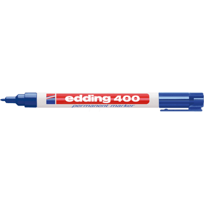 EDDING 400BL - Marcador permanente, punta 1,0 mm, azul EDDING 400BL - Marcador permanente, punta 1,0 mm, azul