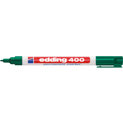 EDDING 400GN - Marcador permanente, punta 1,0 mm, verde EDDING 400GN - Marcador permanente, punta 1,0 mm, verde