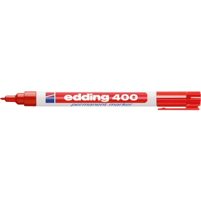 EDDING 400RT - Marcador permanente, punta 1,0 mm, rojo EDDING 400RT - Marcador permanente, punta 1,0 mm, rojo