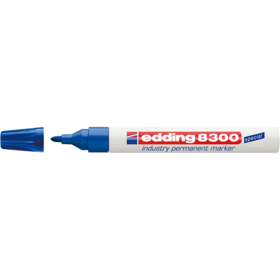 EDDING 8300BL - Marcador permanente industrial, azul EDDING 8300BL - Marcador permanente industrial, azul