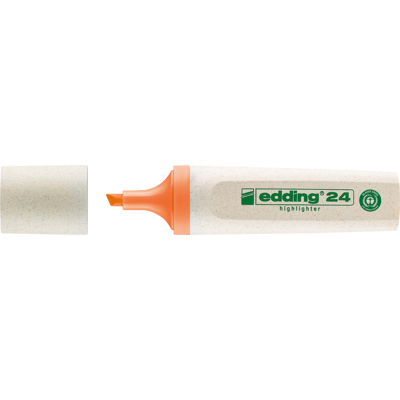 EDDING 24OR - Rotulador fluorescente, ecológico, naranja EDDING 24OR - Rotulador fluorescente, ecológico, naranja