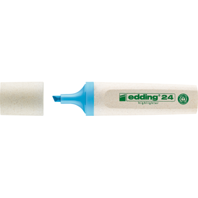 EDDING 24BL - Rotulador fluorescente, ecológico, azul EDDING 24BL - Rotulador fluorescente, ecológico, azul