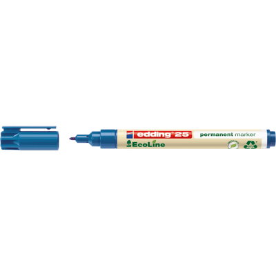 EDDING 25BL - Marcador permanente EcoLine, azul EDDING 25BL - Marcador permanente EcoLine, azul