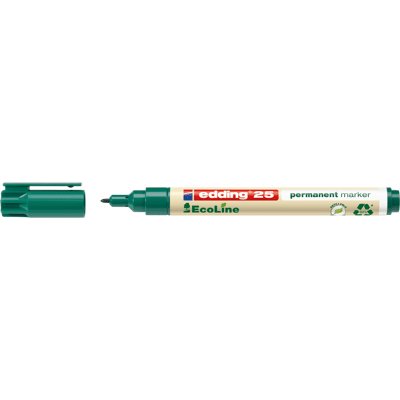 EDDING 25GN - Marcador permanente EcoLine, verde EDDING 25GN - Marcador permanente EcoLine, verde