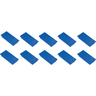 FRANKEN HM235003 - Imanes, 23x50 mm, azul, 10 unidades FRANKEN HM235003 - Imanes, 23x50 mm, azul, 10 unidades