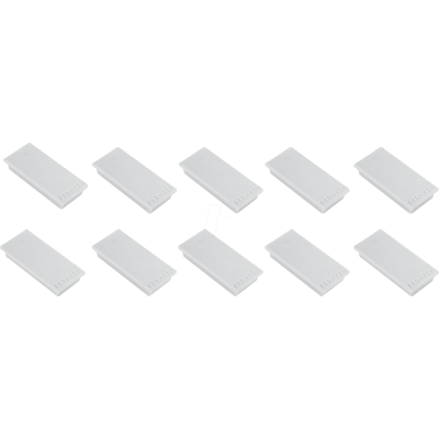 FRANKEN HM235012 - Imanes, 23x50 mm, gris, 10 unidades FRANKEN HM235012 - Imanes, 23x50 mm, gris, 10 unidades