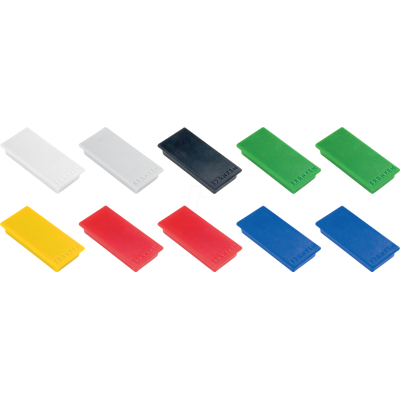 FRANKEN HM235099 - Imanes, 23x50 mm, clasificados por colores, 10 unidades FRANKEN HM235099 - Imanes, 23x50 mm, clasificados por colores, 10 unidades