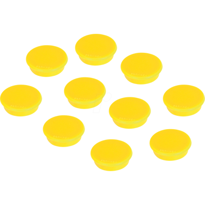 FRANKEN HM3004 - Imanes, 32 mm, amarillo, 10 unidades FRANKEN HM3004 - Imanes, 32 mm, amarillo, 10 unidades