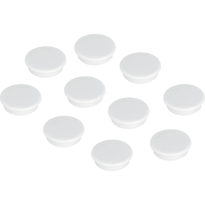 FRANKEN HM3009 - Imanes, 32 mm, blanco, 10 unidades FRANKEN HM3009 - Imanes, 32 mm, blanco, 10 unidades