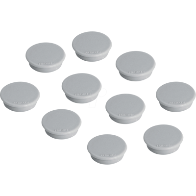 FRANKEN HM3012 - Imanes, 32 mm, gris, 10 unidades FRANKEN HM3012 - Imanes, 32 mm, gris, 10 unidades