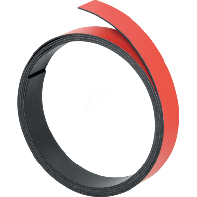 FRANKEN M80201 - Cinta magnética, 100 cm x 10 mm, roja FRANKEN M80201 - Cinta magnética, 100 cm x 10 mm, roja
