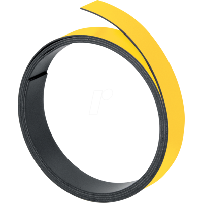 FRANKEN M80204 - Cinta magnética, 100 cm x 10 mm, amarilla FRANKEN M80204 - Cinta magnética, 100 cm x 10 mm, amarilla