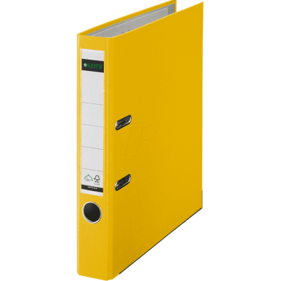 LEITZ 10155015 - Carpeta de calidad PP 180°, a4, 50 mm, amarilla LEITZ 10155015 - Carpeta de calidad PP 180°, a4, 50 mm, amarilla