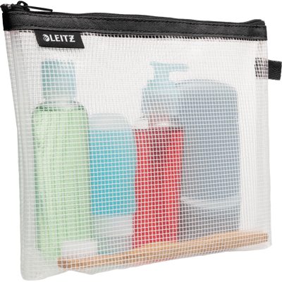 LEITZ 40140095 - Bolsa de cosméticos con cremallera Traveller WOW negra LEITZ 40140095 - Bolsa de cosméticos con cremallera Traveller WOW negra