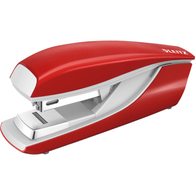LEITZ 55050025 - Grapadora, grapadora plana, hasta 30 hojas, Nexxt, roja LEITZ 55050025 - Grapadora, grapadora plana, hasta 30 hojas, Nexxt, roja