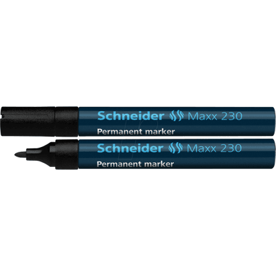SCHNEIDER MARKER 230 SW - Rotulador permanente, negro SCHNEIDER MARKER 230 SW - Rotulador permanente, negro