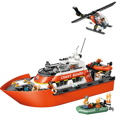 LEGO 60504 - LEGO® City - Bote salvavidas de la Guardia Costera con helic&oac LEGO 60504 - LEGO® City - Bote salvavidas de la Guardia Costera con helic&oac