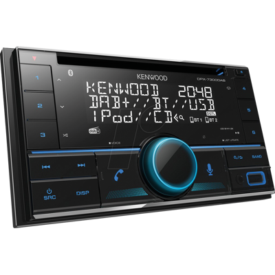 KENWOOD KW DPX-7300DAB - Receptor de CD con DAB+, 2-DIN, USB, BT, Amazon Alexa KENWOOD KW DPX-7300DAB - Receptor de CD con DAB+, 2-DIN, USB, BT, Amazon Alexa