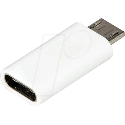 Adaptador oficial Raspberry Pi USB-C a Micro USB - Blanco Adaptador oficial Raspberry Pi USB-C a Micro USB - Blanco