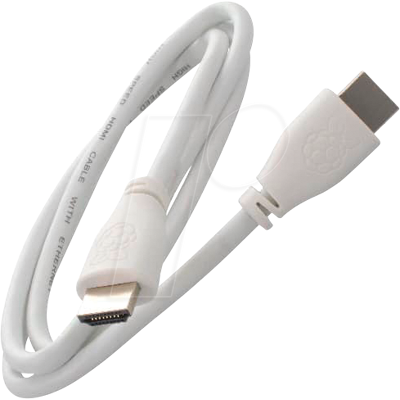 RPI HDMI-HDMI 1 - RASPBERRY PI - HDMI a HDMI, 1m, blanco RPI HDMI-HDMI 1 - RASPBERRY PI - HDMI a HDMI, 1m, blanco