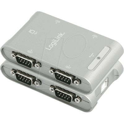 LOGILINK AU0032 - Convertidor USB 2.0, conector macho A a 4x RS-232 LOGILINK AU0032 - Convertidor USB 2.0, conector macho A a 4x RS-232