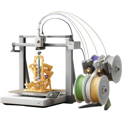Impresora 3D Bambu Lab A2L Combo AMS Lite 4 Colores FDM 500mm/s Impresora 3D Bambu Lab A2L Combo AMS Lite 4 Colores FDM 500mm/s