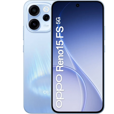 Oppo Reno15 FS 5G 512GB Aurora Azul Pantalla FullHD+ 8GB de RAM Qualcomm Snapdragon 6 Gen 1 Oppo Reno15 FS 5G 512GB Aurora Azul Pantalla FullHD+ 8GB de RAM Qualcomm Snapdragon 6 Gen 1