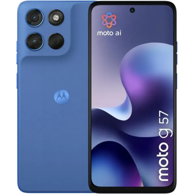 Motorola Moto G57 5G 256GB Azul Pantalla de 120 Hz 8GB de RAM Sensor SONY Motorola Moto G57 5G 256GB Azul Pantalla de 120 Hz 8GB de RAM Sensor SONY