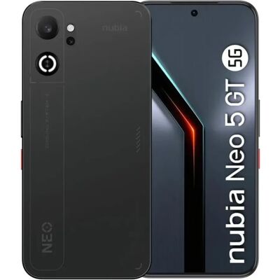 Nubia Neo 5 GT 5G 256 GB Negro 12 GB AMOLED 144 Hz Nubia Neo 5 GT 5G 256 GB Negro 12 GB AMOLED 144 Hz