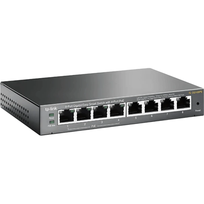TP-Link TL-SG108PE L2 Gigabit Ethernet 10/100/1000 PoE Negro TP-Link TL-SG108PE L2 Gigabit Ethernet 10/100/1000 PoE Negro