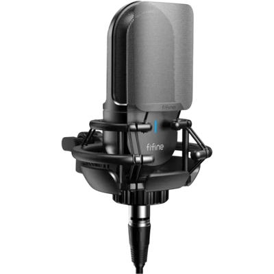 Fifine K726 Micrófono XLR Negro para Grabación y Transmisión en PC Fifine K726 Micrófono XLR Negro para Grabación y Transmisión en PC