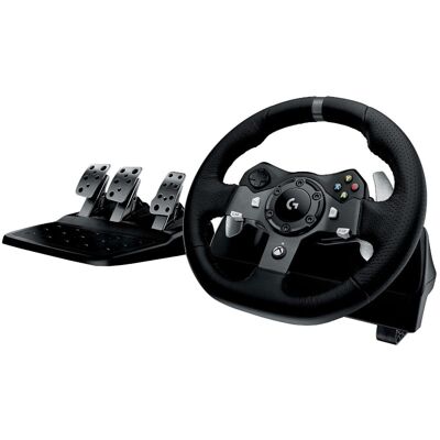 Logitech G920 Volante + Pedales Xbox Series X S/Xbox One/PC Negro Logitech G920 Volante + Pedales Xbox Series X S/Xbox One/PC Negro