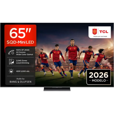 TCL 65C8L Smart TV QD-Mini LED 65" 4K AiPQ Pro Negro TCL 65C8L Smart TV QD-Mini LED 65" 4K AiPQ Pro Negro