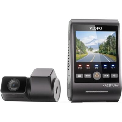 VIOFO A229 Ultra 2CH 4K Delantera + 4K Trasera - Dashcam con pantalla LCD de 2,4" VIOFO A229 Ultra 2CH 4K Delantera + 4K Trasera - Dashcam con pantalla LCD de 2,4"