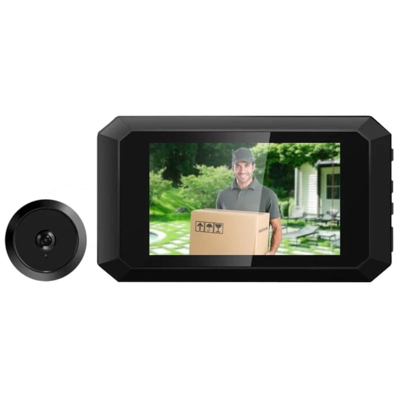 Escam C23-G 2 MP 3.97 Pulgadas Negro - Mirilla digital Escam C23-G 2 MP 3.97 Pulgadas Negro - Mirilla digital