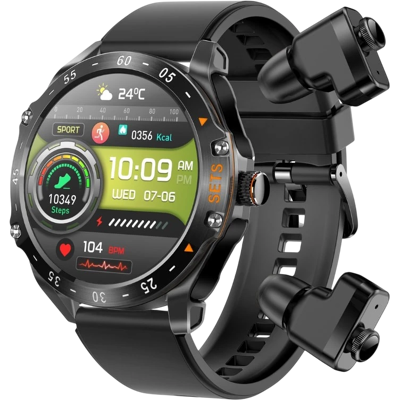OEM EIGIIS T95C Negro con Correa de Silicona y Auriculares OEM EIGIIS T95C Negro con Correa de Silicona y Auriculares