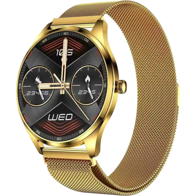 OEM TN99 Smartwatch con Correa Milanesa Dorado Llamadas BT OEM TN99 Smartwatch con Correa Milanesa Dorado Llamadas BT
