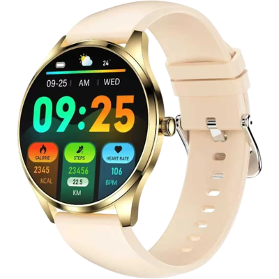 OEM TN99 Smartwatch con Correa de Silicona Dorado Pantalla AMOLED 1,43 pulgadas OEM TN99 Smartwatch con Correa de Silicona Dorado Pantalla AMOLED 1,43 pulgadas