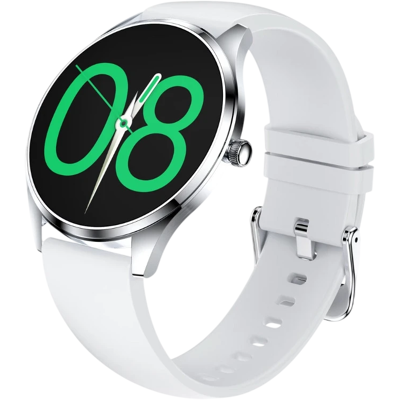 OEM TN99 Smartwatch con Correa de Silicona Plata Monitoreo de Frecuencia Cardíaca OEM TN99 Smartwatch con Correa de Silicona Plata Monitoreo de Frecuencia Cardíaca