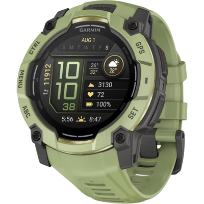 Garmin Instinct 3 AMOLED GPS Multibanda 50 mm Resina Silicona Fern Green Garmin Instinct 3 AMOLED GPS Multibanda 50 mm Resina Silicona Fern Green