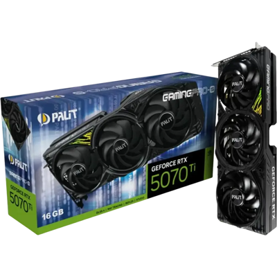 Tarjeta gráfica Palit GeForce RTX 5070 Ti GamingPro-S 16GB GDDR7 Tarjeta gráfica Palit GeForce RTX 5070 Ti GamingPro-S 16GB GDDR7