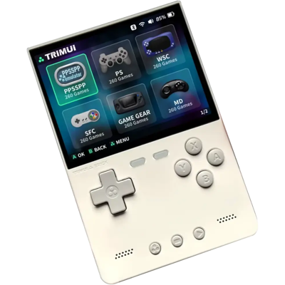Trimui Brick (Sin SD Card) Blanco - Consola Retro Trimui Brick (Sin SD Card) Blanco - Consola Retro