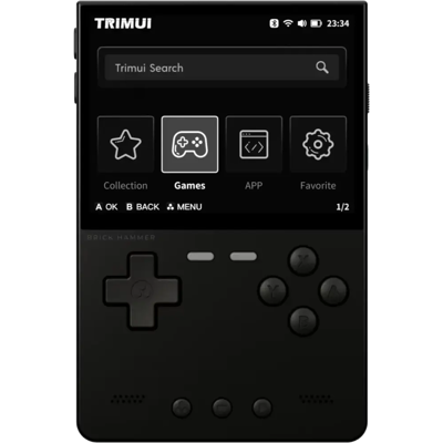Trimui Brick Hammer Metal (Sin SD Card) Negro - Consola retro Trimui Brick Hammer Metal (Sin SD Card) Negro - Consola retro