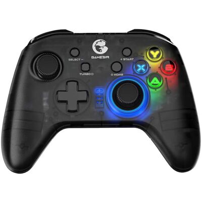 Gamepad GameSir T4 Pro para Switch/PC/iOS/Android, Soporte para Teléfono Móvil Negro Gamepad GameSir T4 Pro para Switch/PC/iOS/Android, Soporte para Teléfono Móvil Negro