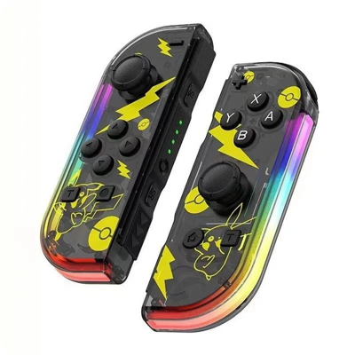 Powergaming Mando J-C Set Izq/Dcha Transparente/Amarillo con RGB Powergaming Mando J-C Set Izq/Dcha Transparente/Amarillo con RGB