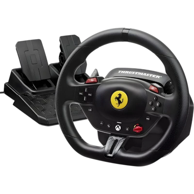 Thrustmaster T98 Ferrari 296 GTS - Xbox Series/PC Volante de simulación con pedalera Thrustmaster T98 Ferrari 296 GTS - Xbox Series/PC Volante de simulación con pedalera